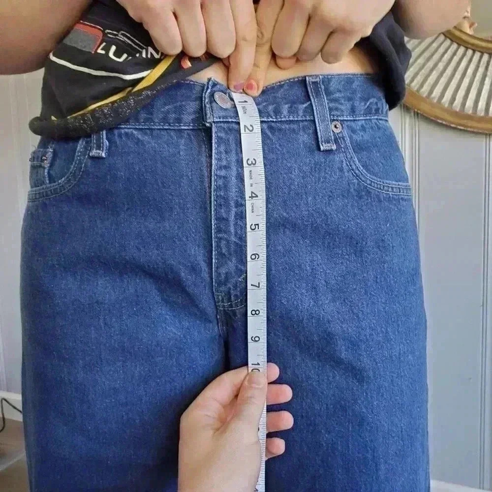 Vintage 70s Levis 577 RARE Low Rise Flared Jeans - 12 - Picture 10 of 10